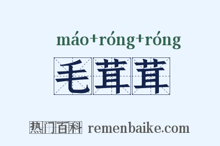 毛茸茸是什么意思的图片